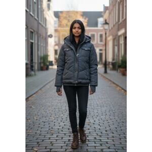 Brooklyn Industries Gray Down Coat - X Small